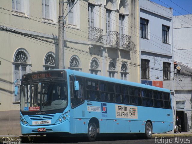 Empresa de Transportes Santa Silvana 41080 na cidade de Pelotas, Rio Grande do Sul, Brasil, por Felipe Alves. Número da foto: #4498216.