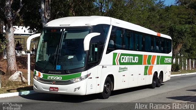 Empresa Gontijo de Transportes 21590 na cidade de Taubaté, São Paulo, Brasil, por Alex Ramos Ribeiro. Número da foto: #4499343.