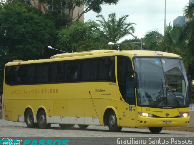 Viação Itapemirim 5541 na cidade de Governador Valadares, Minas Gerais, Brasil, por Graciliano Santos Passos. ID da foto: 4497957.