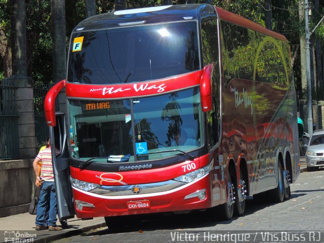Nova Ita-Wag Transportes 700 na cidade de Petrópolis, Rio de Janeiro, Brasil, por Victor Henrique. Número da foto: #4499696.