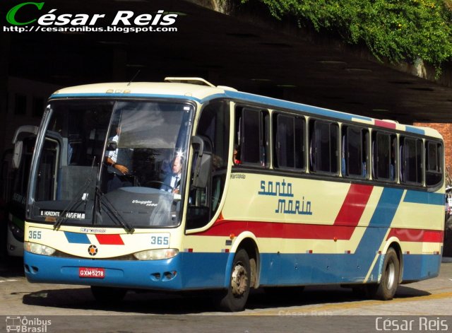 Santa Maria 365 na cidade de Belo Horizonte, Minas Gerais, Brasil, por César Ônibus. Número da foto: #4500252.