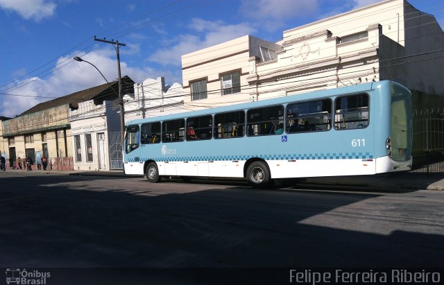 Transportes Santa Maria 611 na cidade de Pelotas, Rio Grande do Sul, Brasil, por Felipe Ferreira Ribeiro. ID da foto: 4498900.