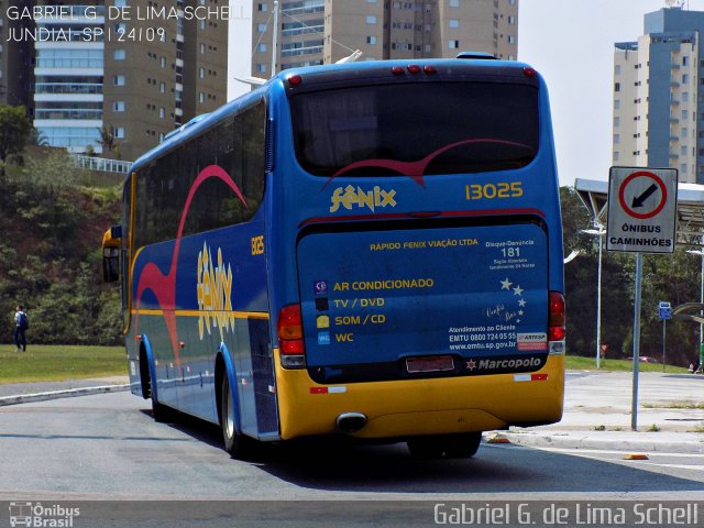 Rápido Expresso Fênix Viação 13025 na cidade de Jundiaí, São Paulo, Brasil, por Gabriel Giacomin de Lima. Número da foto: #4499526.