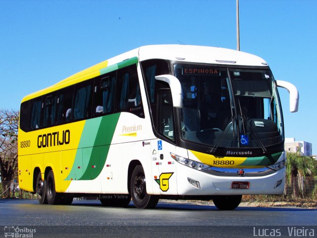 Empresa Gontijo de Transportes 18880 na cidade de Montes Claros, Minas Gerais, Brasil, por Lucas Vieira. Número da foto: #4499517.