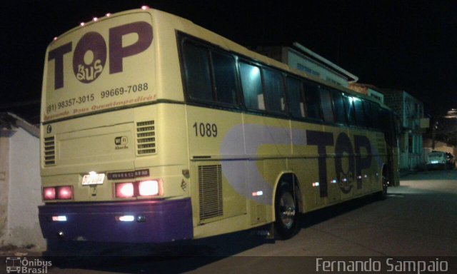 Top Bus Brasil Turismo 9384 na cidade de Recife, Pernambuco, Brasil, por Fernando Sampaio . Número da foto: #4498418.