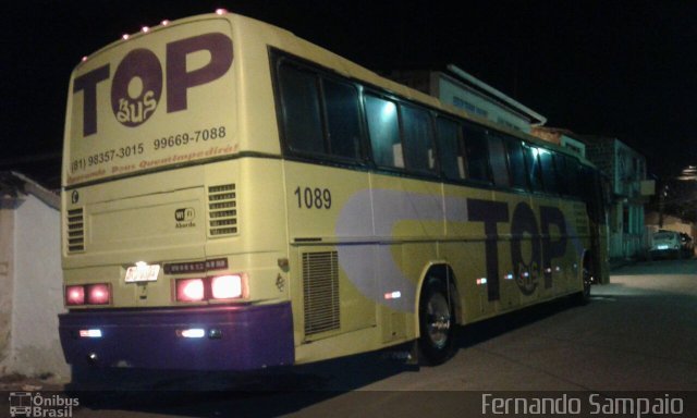 Top Bus Brasil Turismo 9384 na cidade de Recife, Pernambuco, Brasil, por Fernando Sampaio . ID da foto: 4498418.