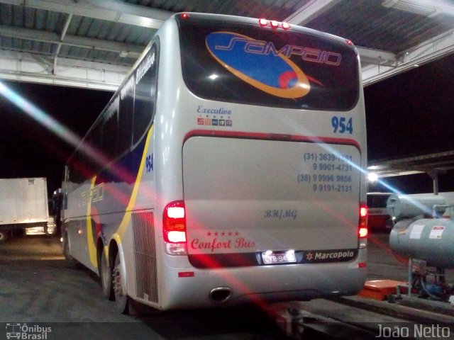 Sampaio Turismo 954 na cidade de Vitória da Conquista, Bahia, Brasil, por Clarismundo Oliveira Brito. Número da foto: #4498558.