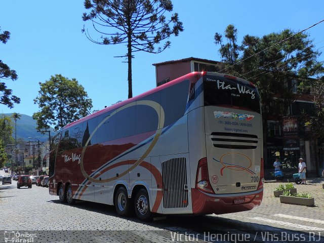 Nova Ita-Wag Transportes 700 na cidade de Petrópolis, Rio de Janeiro, Brasil, por Victor Henrique. ID da foto: 4499707.