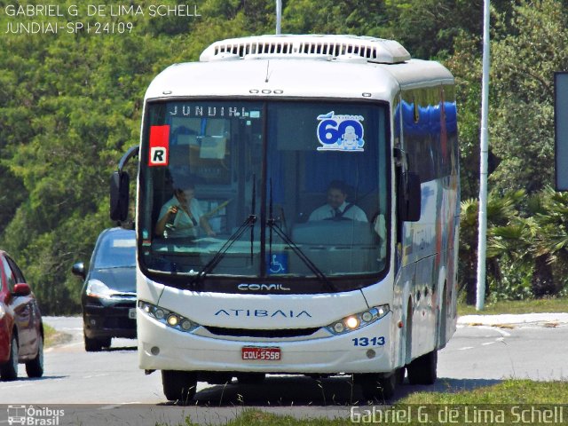 Viação Atibaia São Paulo 1313 na cidade de Jundiaí, São Paulo, Brasil, por Gabriel Giacomin de Lima. Número da foto: #4520812.