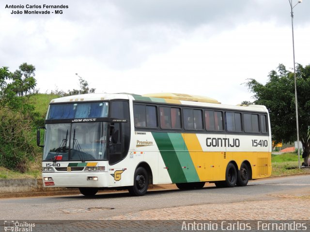 Empresa Gontijo de Transportes 15410 na cidade de João Monlevade, Minas Gerais, Brasil, por Antonio Carlos Fernandes. ID da foto: 4520169.