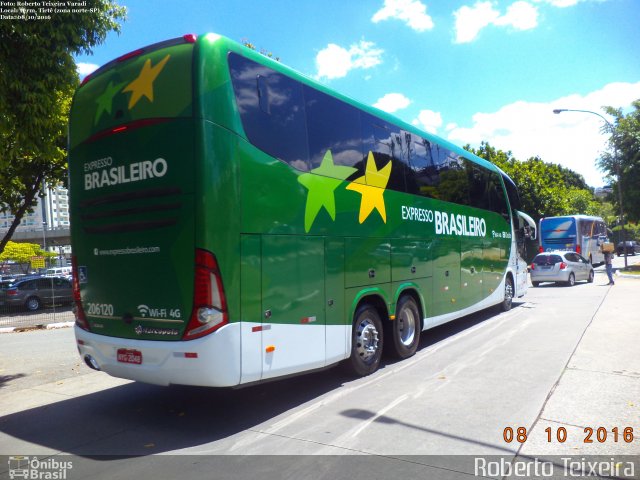 Expresso Brasileiro 206120 na cidade de São Paulo, São Paulo, Brasil, por Roberto Teixeira. ID da foto: 4522442.