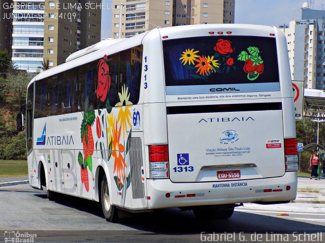 Viação Atibaia São Paulo 1313 na cidade de Jundiaí, São Paulo, Brasil, por Gabriel Giacomin de Lima. Número da foto: #4522444.