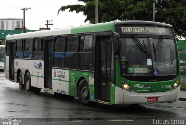 Viação Santa Brígida 1 1859 na cidade de São Paulo, São Paulo, Brasil, por Lucas Lima. ID da foto: 4523095.