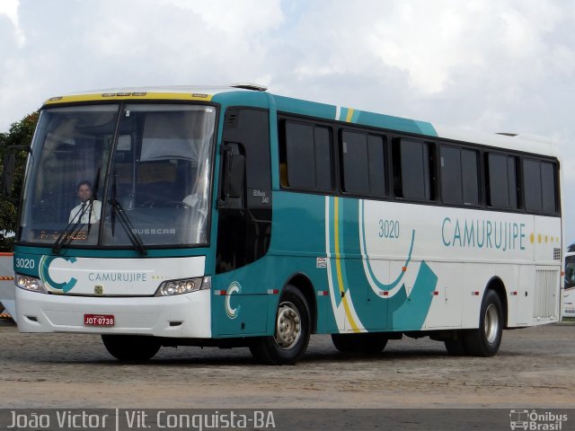 Auto Viação Camurujipe 3020 na cidade de Vitória da Conquista, Bahia, Brasil, por João Victor. ID da foto: 4523342.