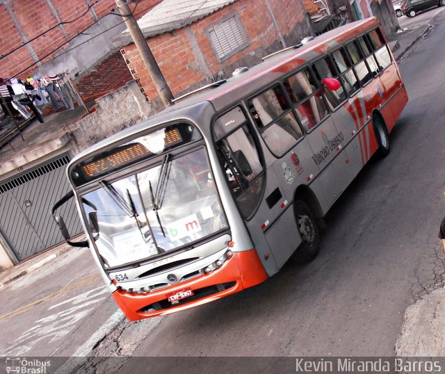 Viação Osasco 634 na cidade de Osasco, São Paulo, Brasil, por Kevin Miranda Barros. Número da foto: #4522715.