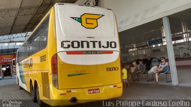 Empresa Gontijo de Transportes 11810 na cidade de Ipatinga, Minas Gerais, Brasil, por Luis Philippe Cardoso Coelho. Número da foto: #4525693.