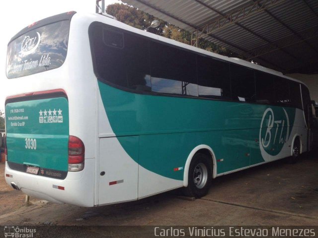 BTL - Borini Turismo 3030 na cidade de Osvaldo Cruz, São Paulo, Brasil, por Carlos Vinicius Estevão Menezes. ID da foto: 4525704.