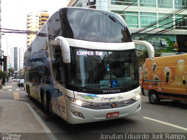 ComperTur Transportes Turísticos 12260 na cidade de Balneário Camboriú, Santa Catarina, Brasil, por Jonatan Eduardo Jurk Ramos. Número da foto: #4524993.