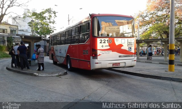 Expresso CampiBus 2210 na cidade de Campinas, São Paulo, Brasil, por Matheus Gabriel dos Santos. Número da foto: #4525032.