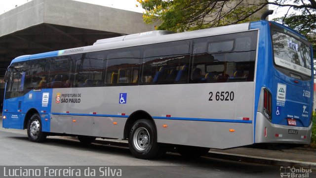 Transcooper > Norte Buss 2 6520 na cidade de São Paulo, São Paulo, Brasil, por Luciano Ferreira da Silva. Número da foto: #4528459.
