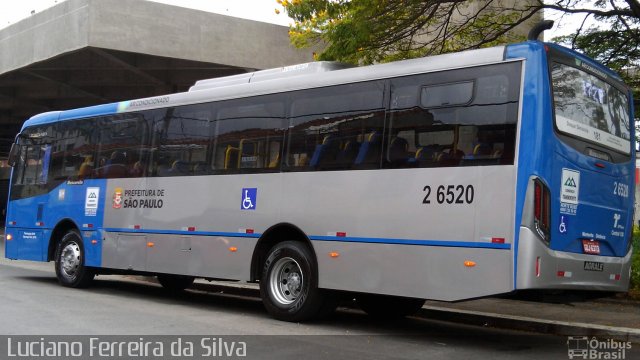 Transcooper > Norte Buss 2 6520 na cidade de São Paulo, São Paulo, Brasil, por Luciano Ferreira da Silva. ID da foto: 4528459.