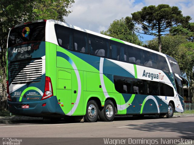 Araguatur Turismo 3040 na cidade de Curitiba, Paraná, Brasil, por Wagner Domingos Ivanesken. Número da foto: #4527098.