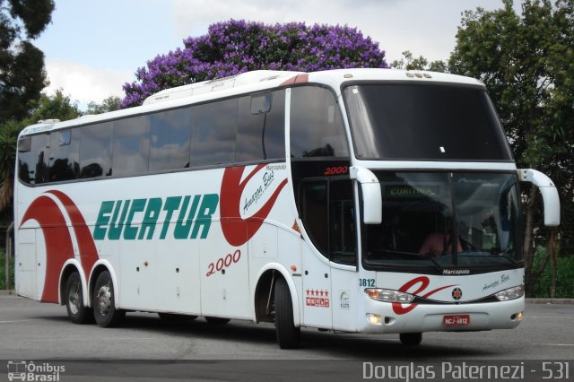 Eucatur - Empresa União Cascavel de Transportes e Turismo 3812 na cidade de Curitiba, Paraná, Brasil, por Douglas Paternezi. ID da foto: 4529271.