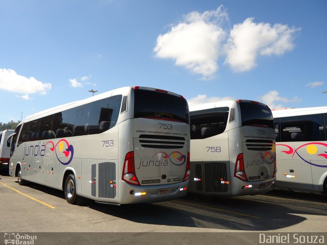 Jundiá Transportadora Turistica 753 na cidade de Aparecida, São Paulo, Brasil, por Daniel Souza. Número da foto: #4528845.