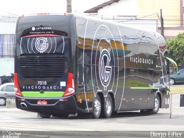 Viação Garcia 7018 na cidade de Londrina, Paraná, Brasil, por Diego Eifler. Número da foto: #4529595.