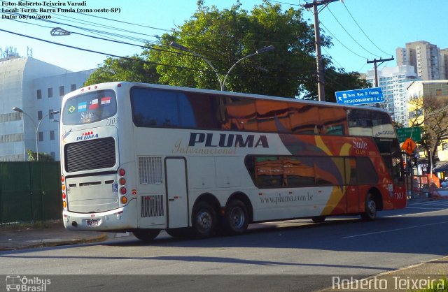 Pluma Conforto e Turismo 7103 na cidade de São Paulo, São Paulo, Brasil, por Roberto Teixeira. ID da foto: 4529802.