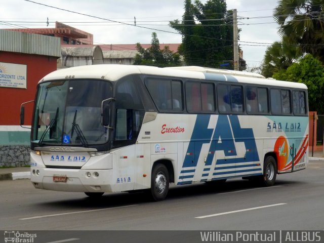 Empresa de Transportes São Luiz 6110 na cidade de Feira de Santana, Bahia, Brasil, por Willian Pontual. ID da foto: 4530457.