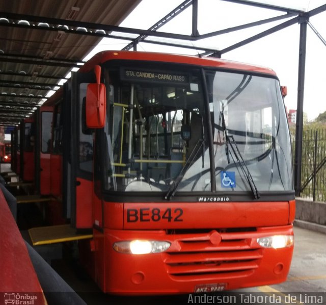 Transporte Coletivo Glória BE842 na cidade de Curitiba, Paraná, Brasil, por Anderson Taborda de Lima. Número da foto: #4531235.