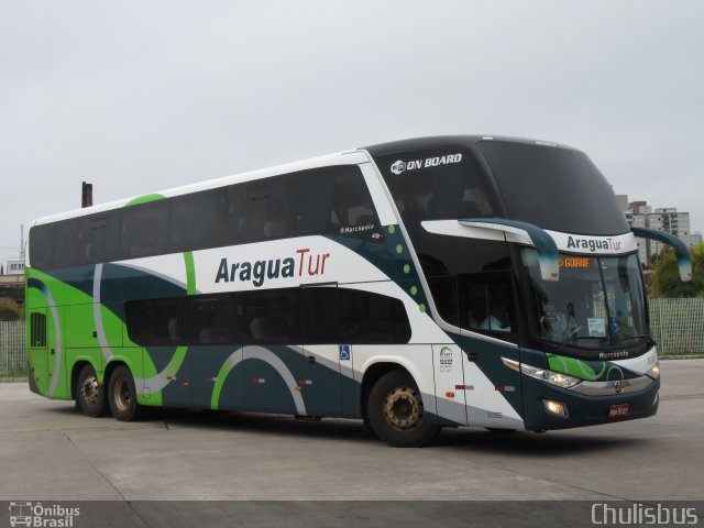 Araguatur Turismo 3050 na cidade de Curitiba, Paraná, Brasil, por Paulo Roberto Chulis. Número da foto: #4532078.