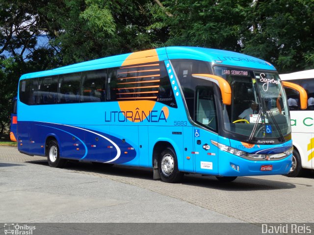 Litorânea Transportes Coletivos 5683 na cidade de São Paulo, São Paulo, Brasil, por David Reis. Número da foto: #4532779.