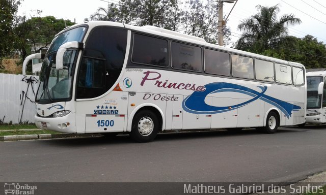 Princesa D'Oeste Fretamento e Turismo 1500 na cidade de Campinas, São Paulo, Brasil, por Matheus Gabriel dos Santos. ID da foto: 4532108.