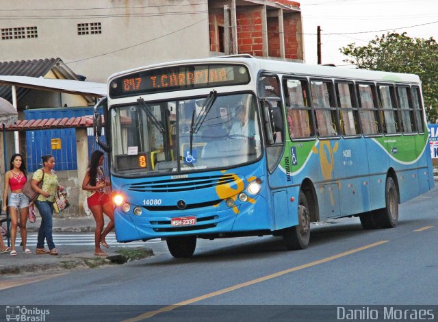 Serramar Transporte Coletivo 14080 na cidade de Serra, Espírito Santo, Brasil, por Danilo Moraes. ID da foto: 4531275.