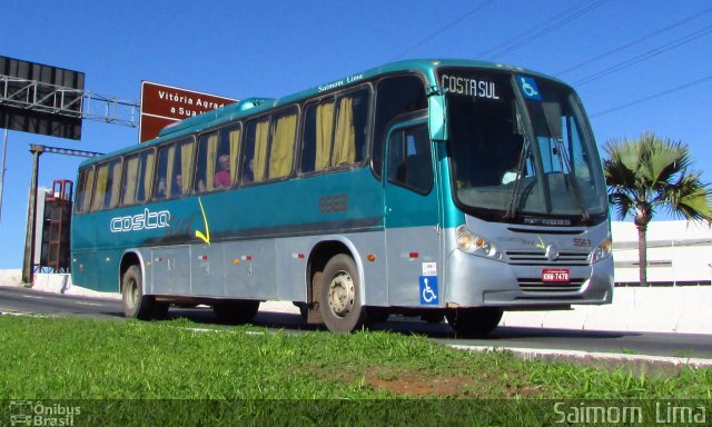 Costa Sul Transportes e Turismo 5563 na cidade de Vitória, Espírito Santo, Brasil, por Saimom  Lima. ID da foto: 4532085.