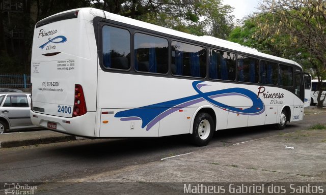 Princesa D'Oeste Fretamento e Turismo 2400 na cidade de Campinas, São Paulo, Brasil, por Matheus Gabriel dos Santos. ID da foto: 4530946.