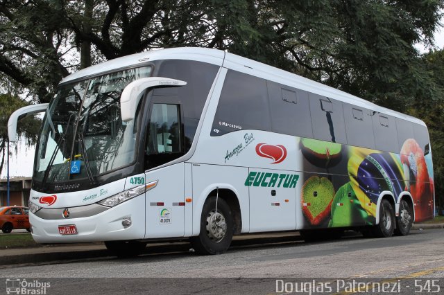 Eucatur - Empresa União Cascavel de Transportes e Turismo 4750 na cidade de Curitiba, Paraná, Brasil, por Douglas Paternezi. Número da foto: #4532071.