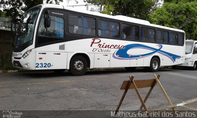 Princesa D'Oeste Fretamento e Turismo 2320 na cidade de Campinas, São Paulo, Brasil, por Matheus Gabriel dos Santos. Número da foto: #4532089.