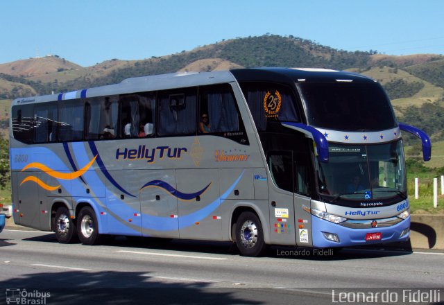 Helly Tur 6800 na cidade de Roseira, São Paulo, Brasil, por Leonardo Fidelli. Número da foto: #4534970.