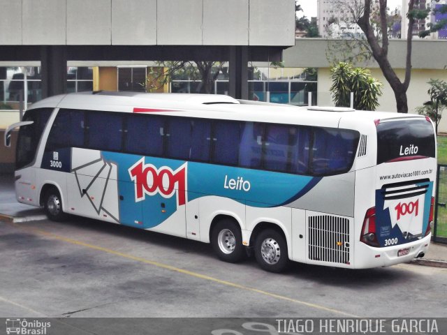 Auto Viação 1001 3000 na cidade de Ribeirão Preto, São Paulo, Brasil, por Tiago Henrique Garcia dos Santos. ID da foto: 4534996.