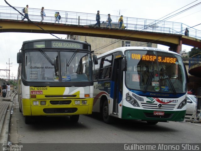Viação Nilopolitana RJ 123.028 na cidade de Nova Iguaçu, Rio de Janeiro, Brasil, por Guilherme Afonso Sfbus. Número da foto: #4534111.