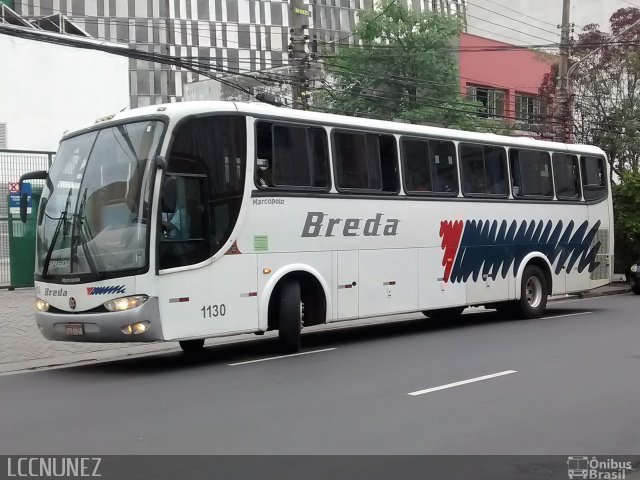 Breda Transportes e Serviços 1130 na cidade de São Paulo, São Paulo, Brasil, por Luis Nunez. Número da foto: #4535059.
