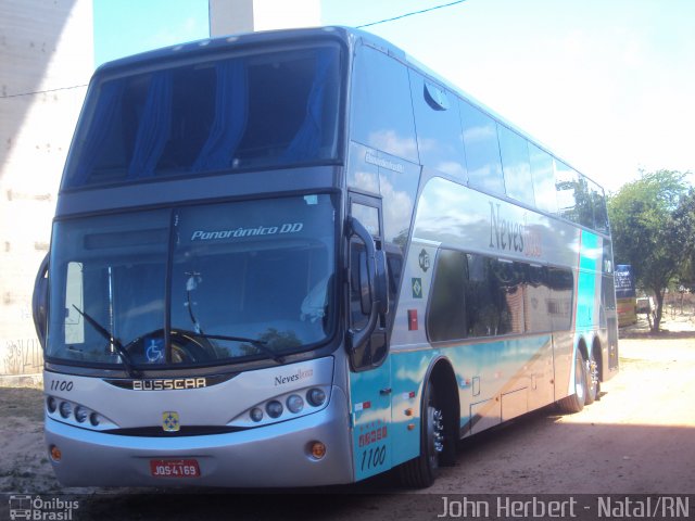 Neves Bus Turismo 1100 na cidade de Natal, Rio Grande do Norte, Brasil, por John Herbert. Número da foto: #4536538.