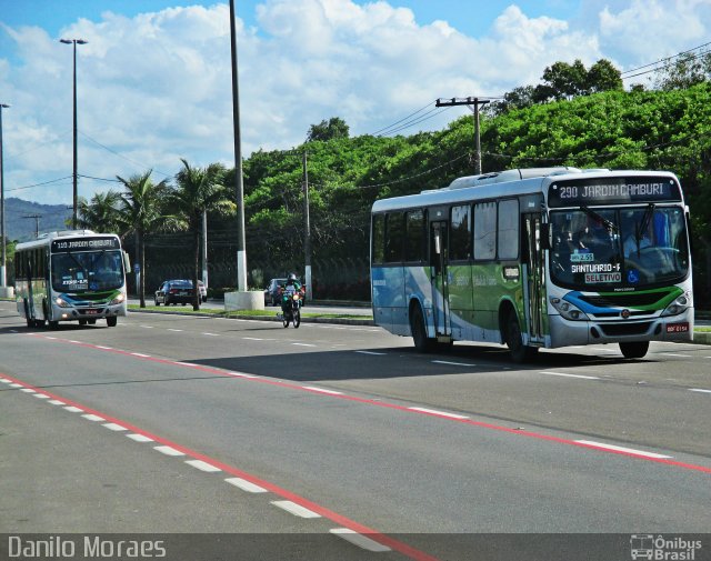 Viação Tabuazeiro 10037 na cidade de Vitória, Espírito Santo, Brasil, por Danilo Moraes. Número da foto: #4536489.