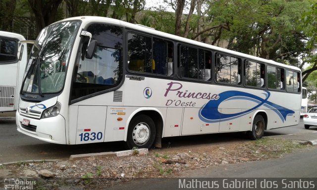 Princesa D'Oeste Fretamento e Turismo 1830 na cidade de Campinas, São Paulo, Brasil, por Matheus Gabriel dos Santos. Número da foto: #4535995.