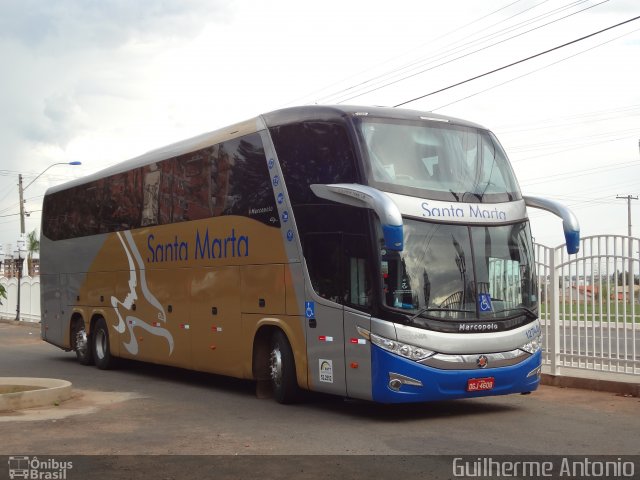 Expresso Santa Marta 12740 na cidade de Caldas Novas, Goiás, Brasil, por Guilherme Antonio. Número da foto: #4539079.