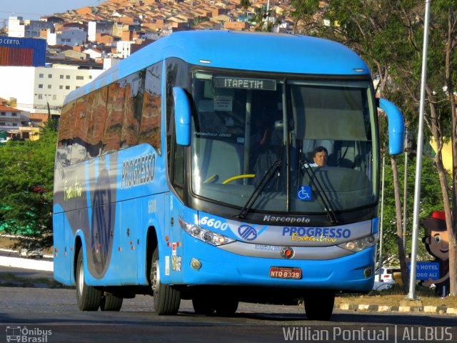 Auto Viação Progresso 6600 na cidade de Caruaru, Pernambuco, Brasil, por Willian Pontual. ID da foto: 4541078.