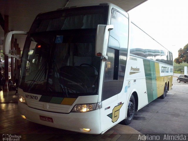 Empresa Gontijo de Transportes 12320 na cidade de João Monlevade, Minas Gerais, Brasil, por Adriano  Almeida. Número da foto: #4541116.